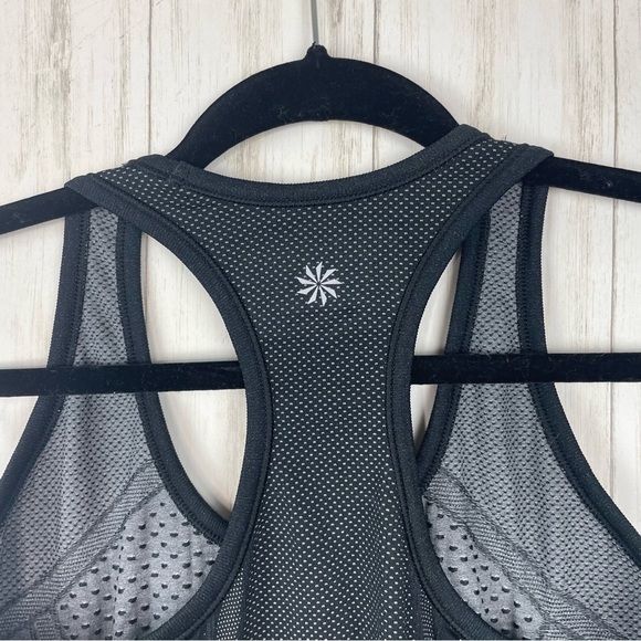 Athleta black and white polka dot tank small - Picture 4 of 5